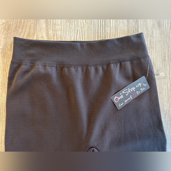 ONE STEP UP One Size Long Soft Leggings Light Fleece Inside=Added Comfort Brown. - Picture 4 of 9